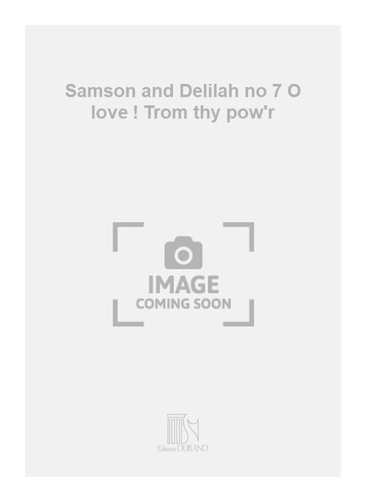 Samson Et Dalila N7 Ang-Frmezzo-Pno(Amours Viens)